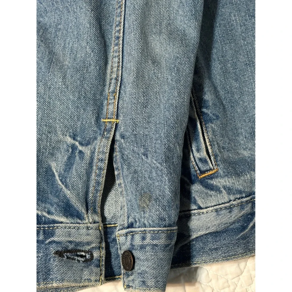 Levi's Trucker Jacket Mens 3XL Blue Light Wash Denim 72334 Button Front